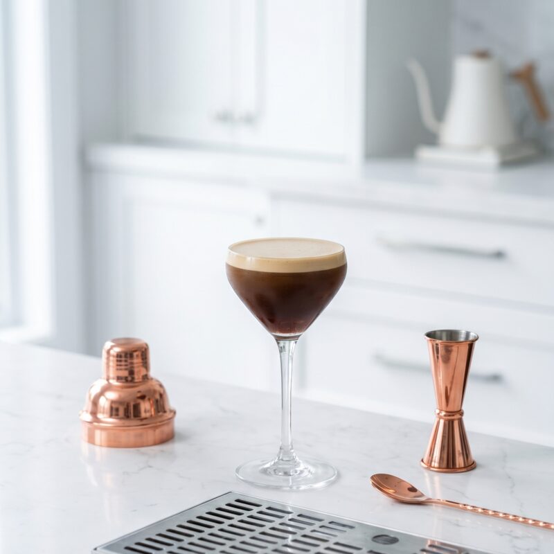 Shakerato made with the Guinness Coffee Liqueur