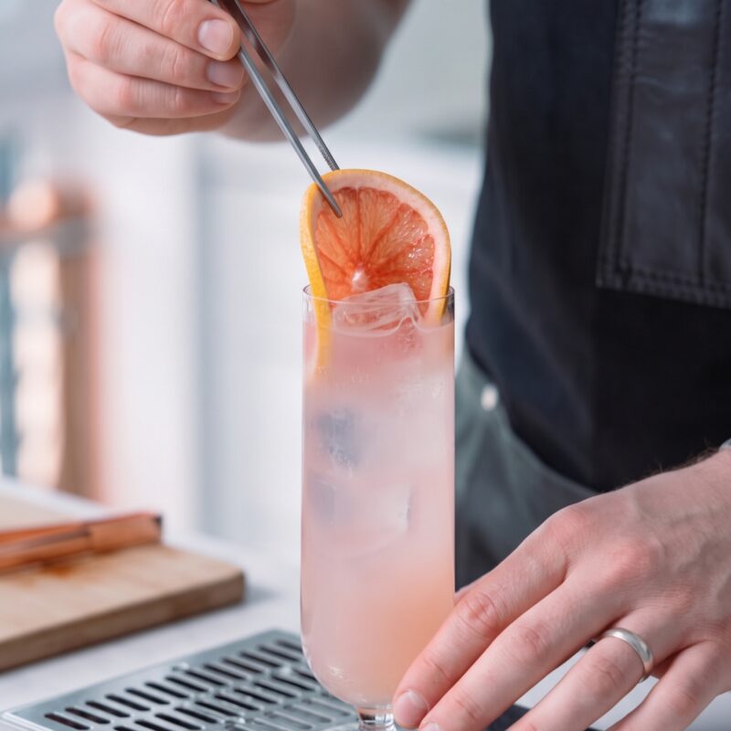 Grapefruit Soda Cocktail with Grapefruitcello