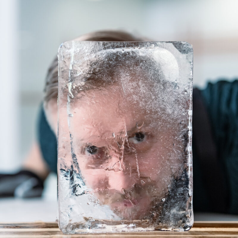 Clear ice