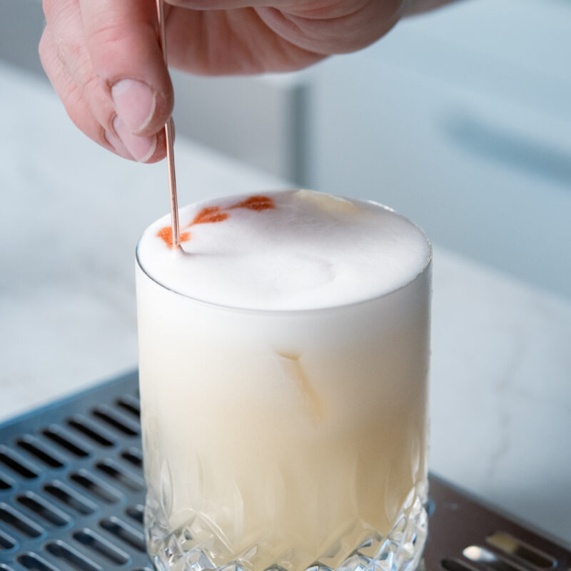 Whiskey Sour made with Super Cordial